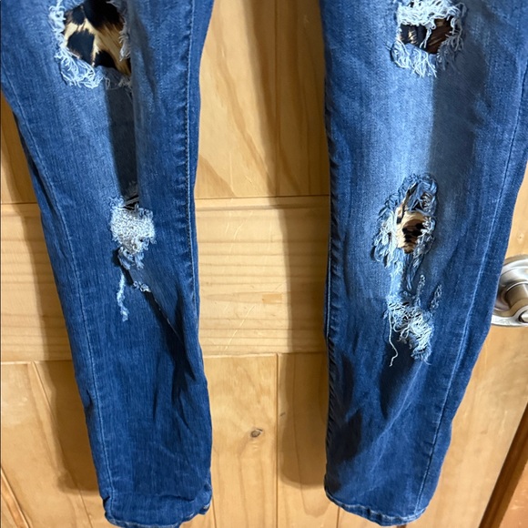 Judy Blue Distressed Blue Skinny Jeans - Picture 6 of 9